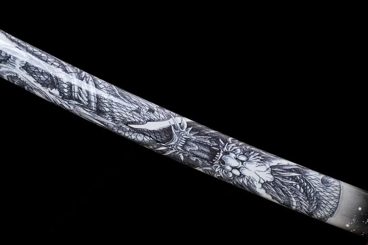 Katana mit violetter Klinge