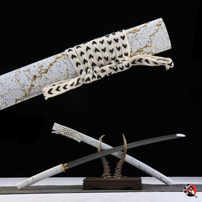 Ghost of Yotei Katana Gilded Night Weiß - Limitierte Edition