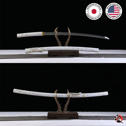 Ghost of Yotei Katana Gilded Night Weiß - Limitierte Edition