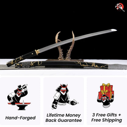 Ghost of Yotei Katana Gilded Night - Limitierte Edition