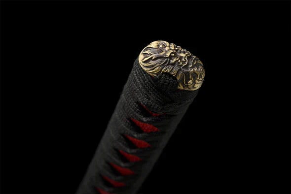 Kashira-Hannya-Oni-Acier-T10-Hamon-Veritable