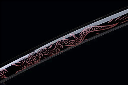 Saya-Katana-Roi-Dragon-Bois