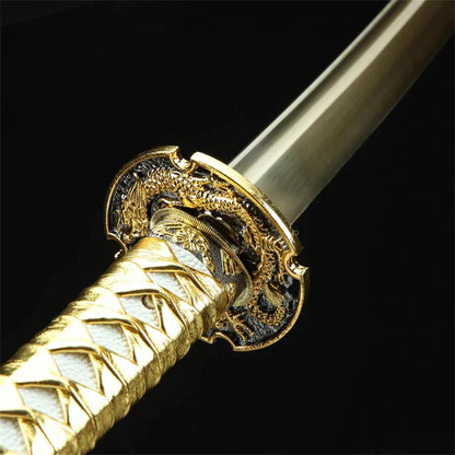 Tsuba-Dragon-Dore