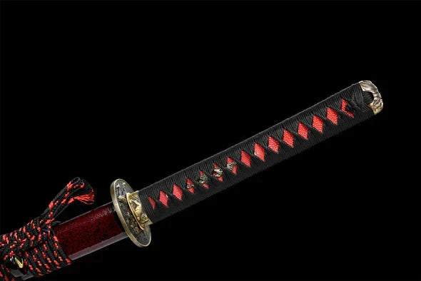 Tsuka-Hannya-Oni-Acier-T10-Hamon-Veritable