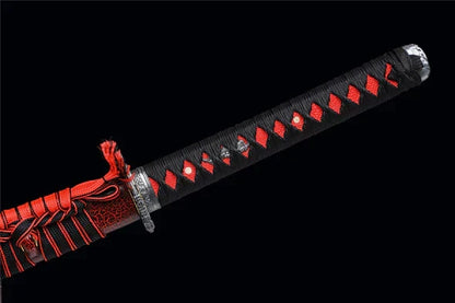 Tsuka-Katana-Volcanique-Bois