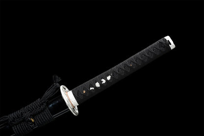 Tsuka-Prunier-Acier-T10-Hamon-Veritable